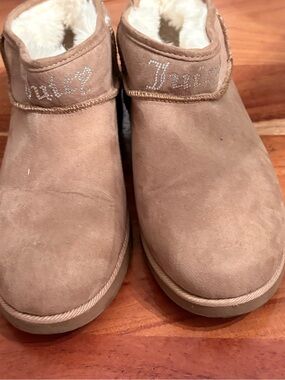 Juicy Couture Tan Faux-Fur Lined Boots